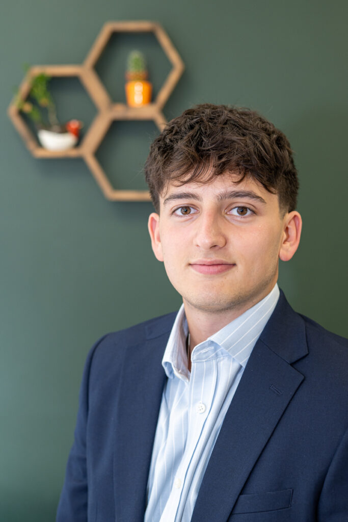 Zach Gilbert, Lettings Consultant at the Jorgensen Turner Queens Park office